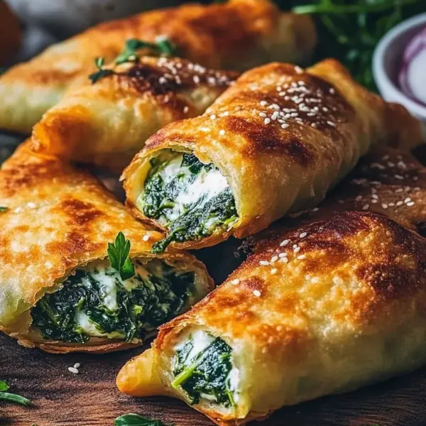 Vegane Kartoffeltaschen mit Spinat-Frischkäse-Füllung
