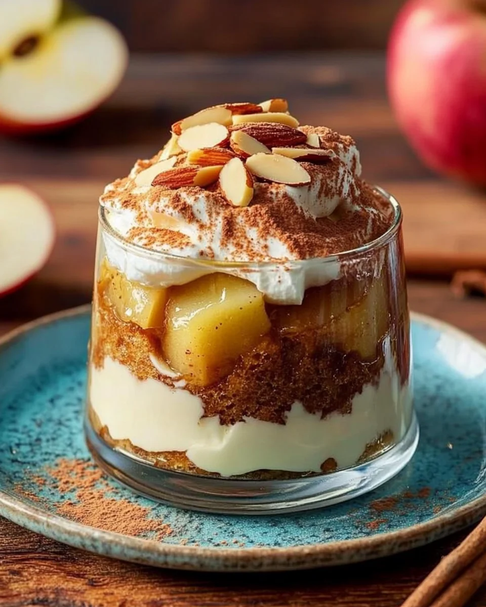 W&uuml;rziges Bratapfel-Tiramisu