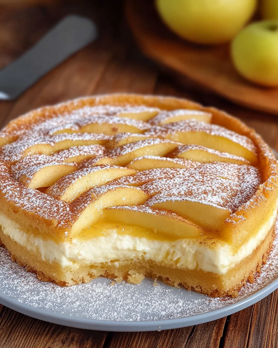 Apfelkuchen mit Schmandcreme