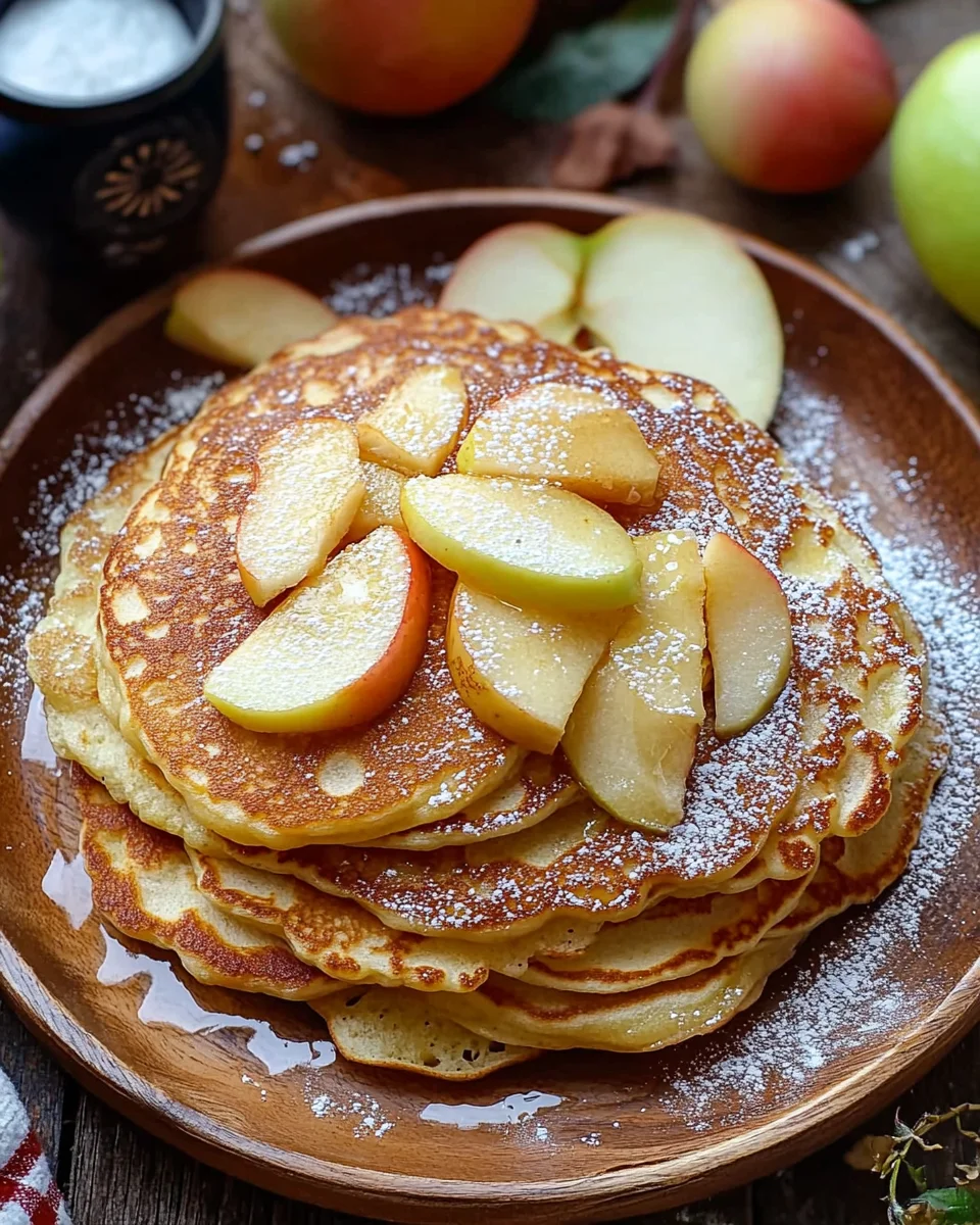 Apfelpfannkuchen klassisch und fluffig 20 Apfelpfannkuchen