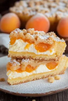 Aprikosenkuchen mit Quark und Streuseln