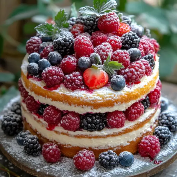 Beeren Käsesahne Torte