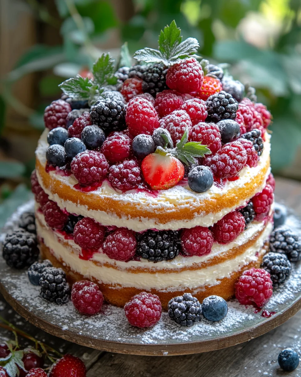 Beeren Käsesahne Torte