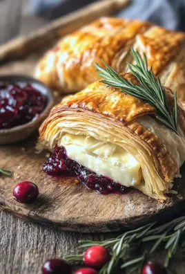 Blätterteig-Häppchen mit Camembert