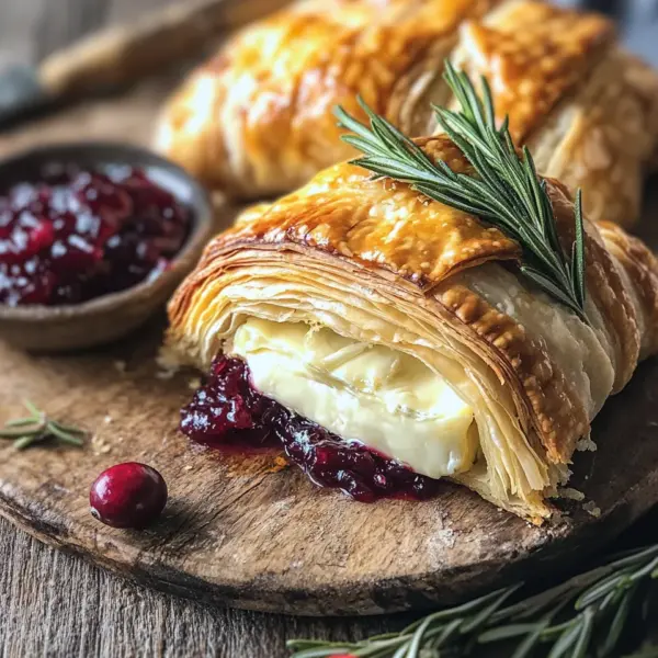 Blätterteig-Häppchen mit Camembert