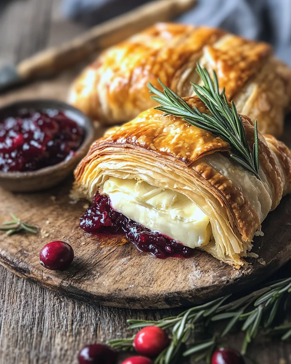 Blätterteig-Häppchen mit Camembert