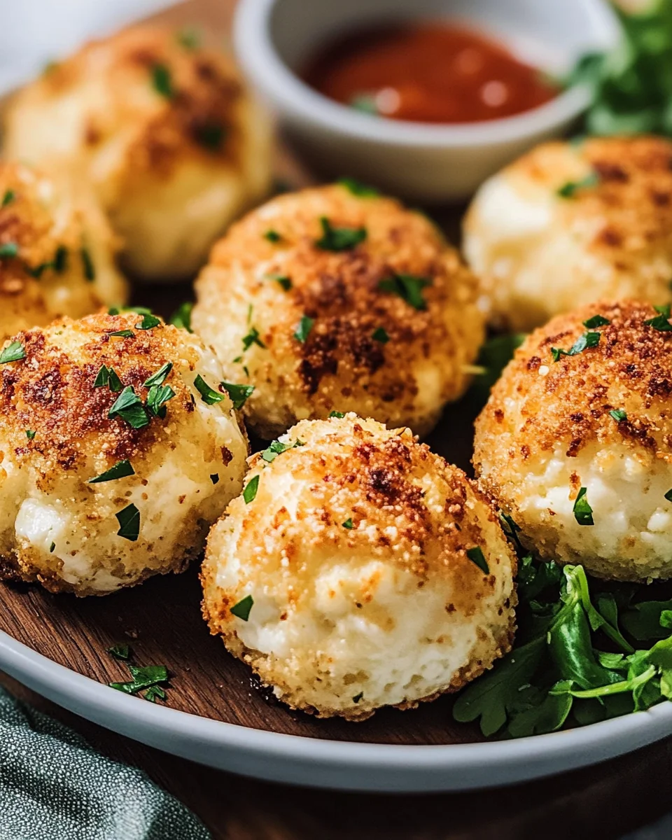 Blumenkohl-Mozzarella-B&auml;llchen