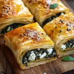 B&ouml;rek mit Spinat und Feta