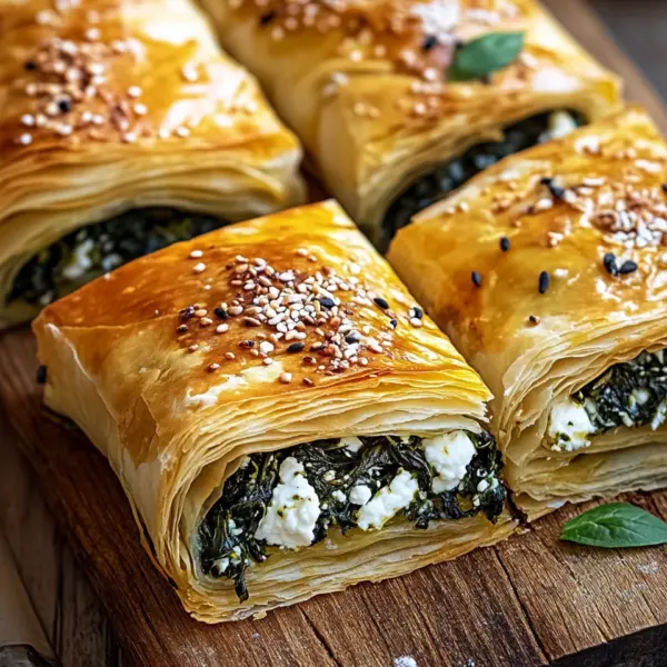Börek mit Spinat und Feta