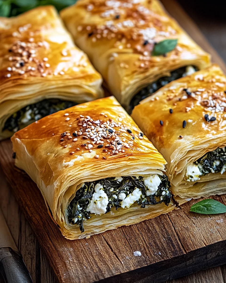 Börek mit Spinat und Feta