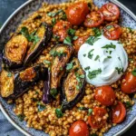 Bulgur with Tomatoes, Eggplant, and Yogurt