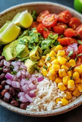 Bunte Burrito-Bowl