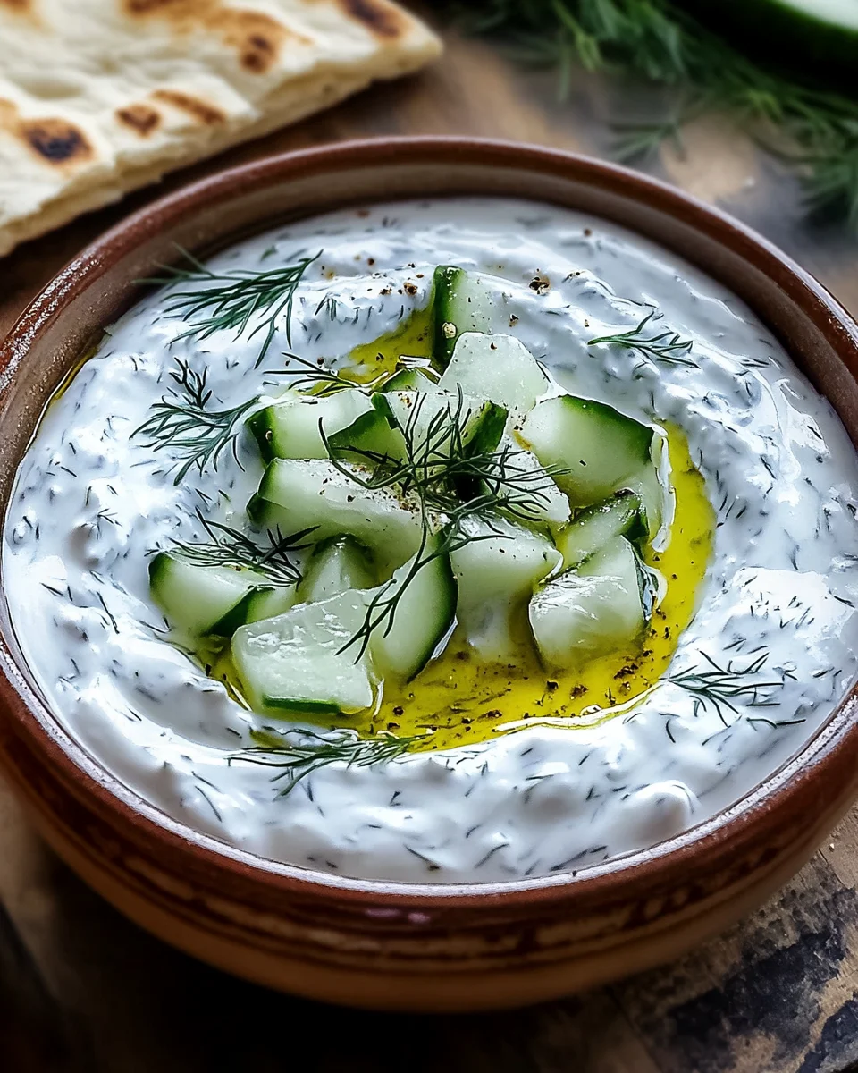 Cacık – Türkischer Joghurt-Gurken-Dip