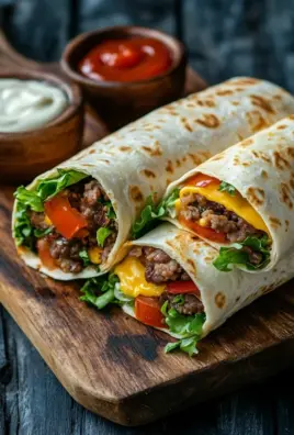 Cheeseburger-Wraps 22 Cheeseburger-Wraps