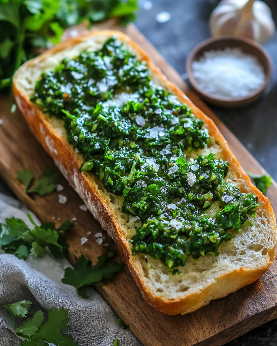 Chimichurri Knoblauchbrot