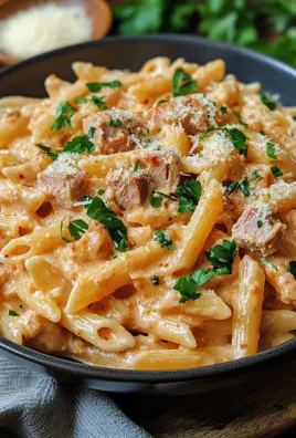 Cremige One Pot Pasta mit Thunfisch
