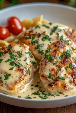 Cremiges Parmesan-Hühnchen mit Frischkäse