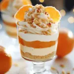 Eierlik&ouml;r-Mousse mit Spekulatius-Creme und Mandarinen