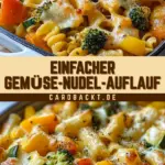 Einfacher Gemüse-Nudel-Auflauf 26 Pinterest Hidden Image