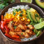 Fajita-Huhn-Burrito-Sch&uuml;ssel
