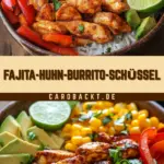 Fajita-Huhn-Burrito-Schüssel 22 Pinterest Hidden Image