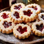 Feine Linzer-Pl&auml;tzchen mit Marmelade
