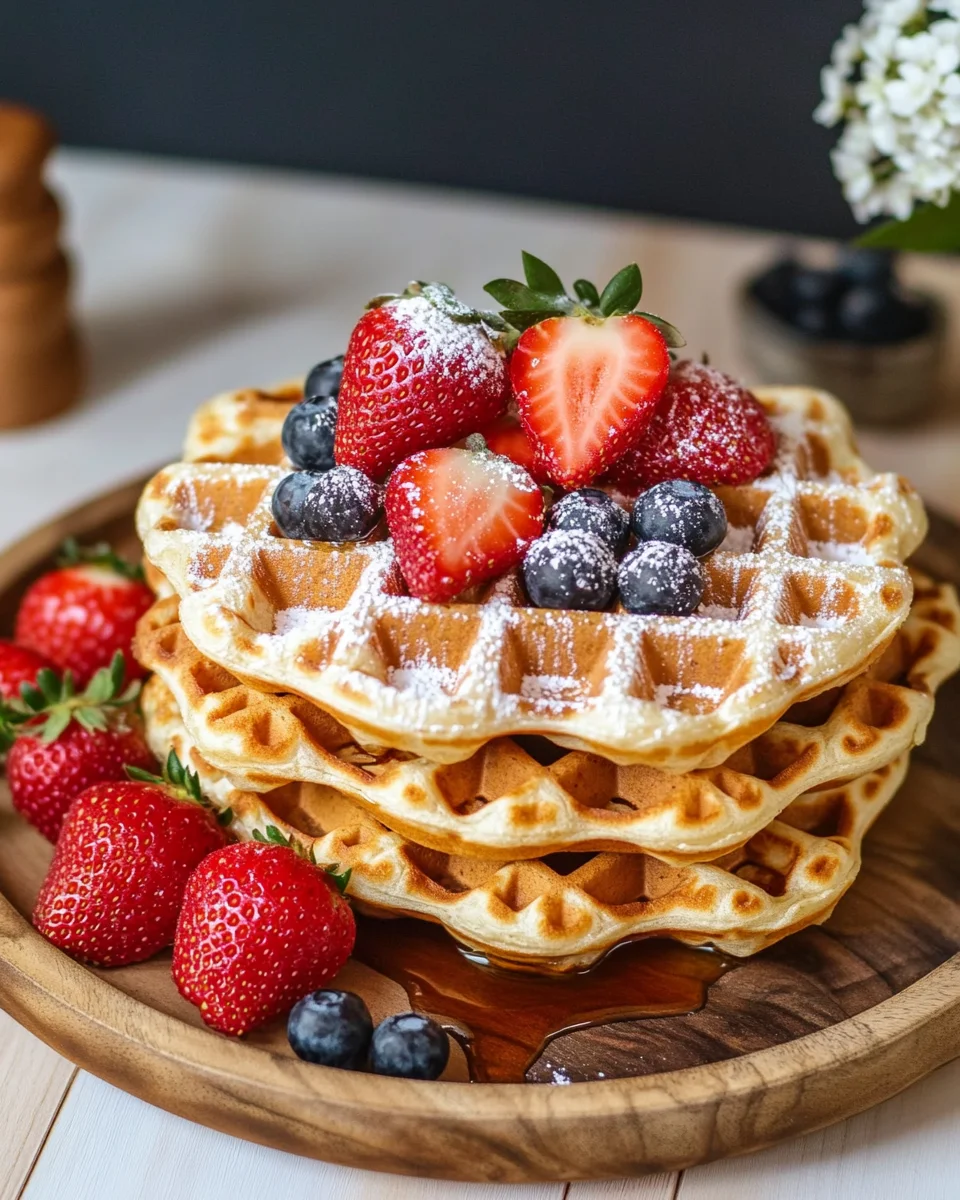 Fluffige Waffeln