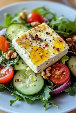 Gebackener Feta auf Gemischtem Salat 24 Gebackener Feta auf Gemischtem Salat