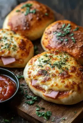 Gefüllte Pizzabrötchen selber machen