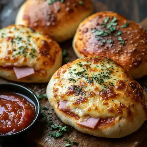 Gefüllte Pizzabrötchen selber machen