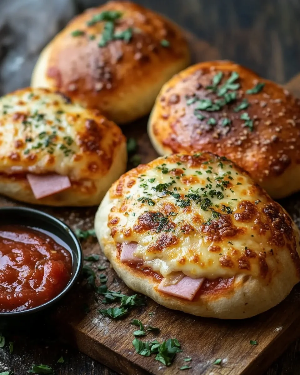 Gefüllte Pizzabrötchen selber machen