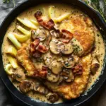 Geschmorte Schnitzelpfanne in k&ouml;stlicher J&auml;gersauce Rezept