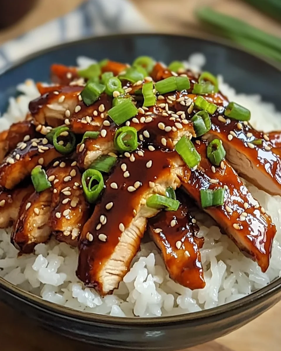 H&auml;hnchengeschnetzeltes Teriyaki
