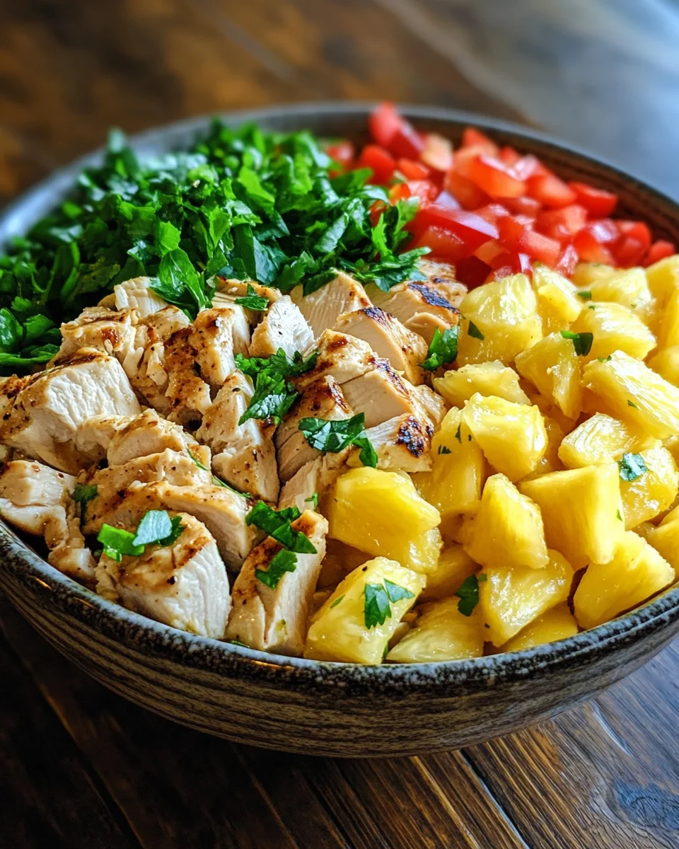 Hawaiianischer Hühnersalat
