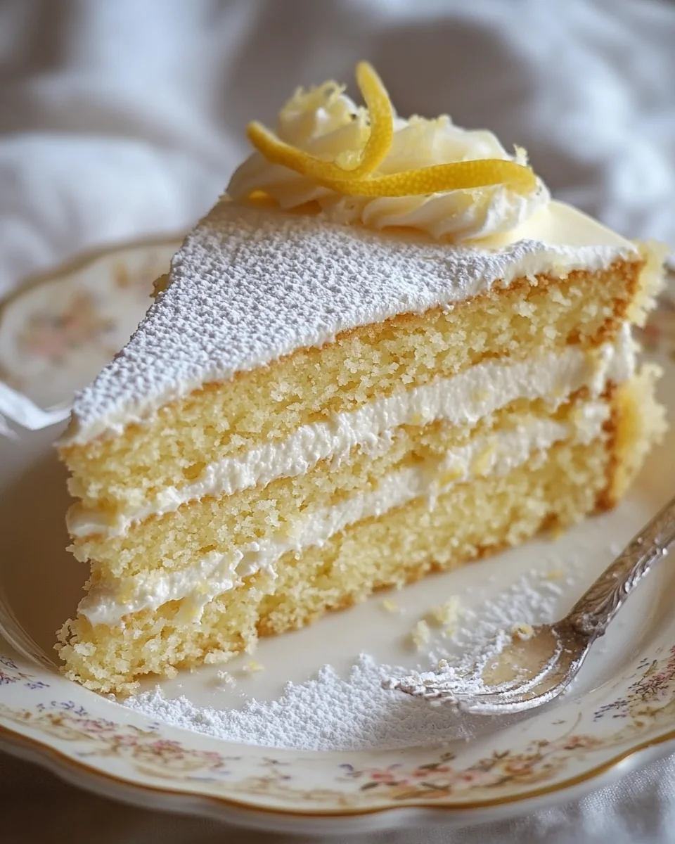 Italienisches Zitronencreme Kuchen Rezept