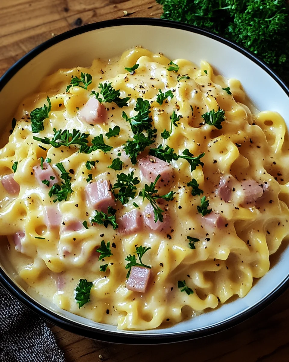 K&auml;se-Schinken-Sahne Sp&auml;tzle