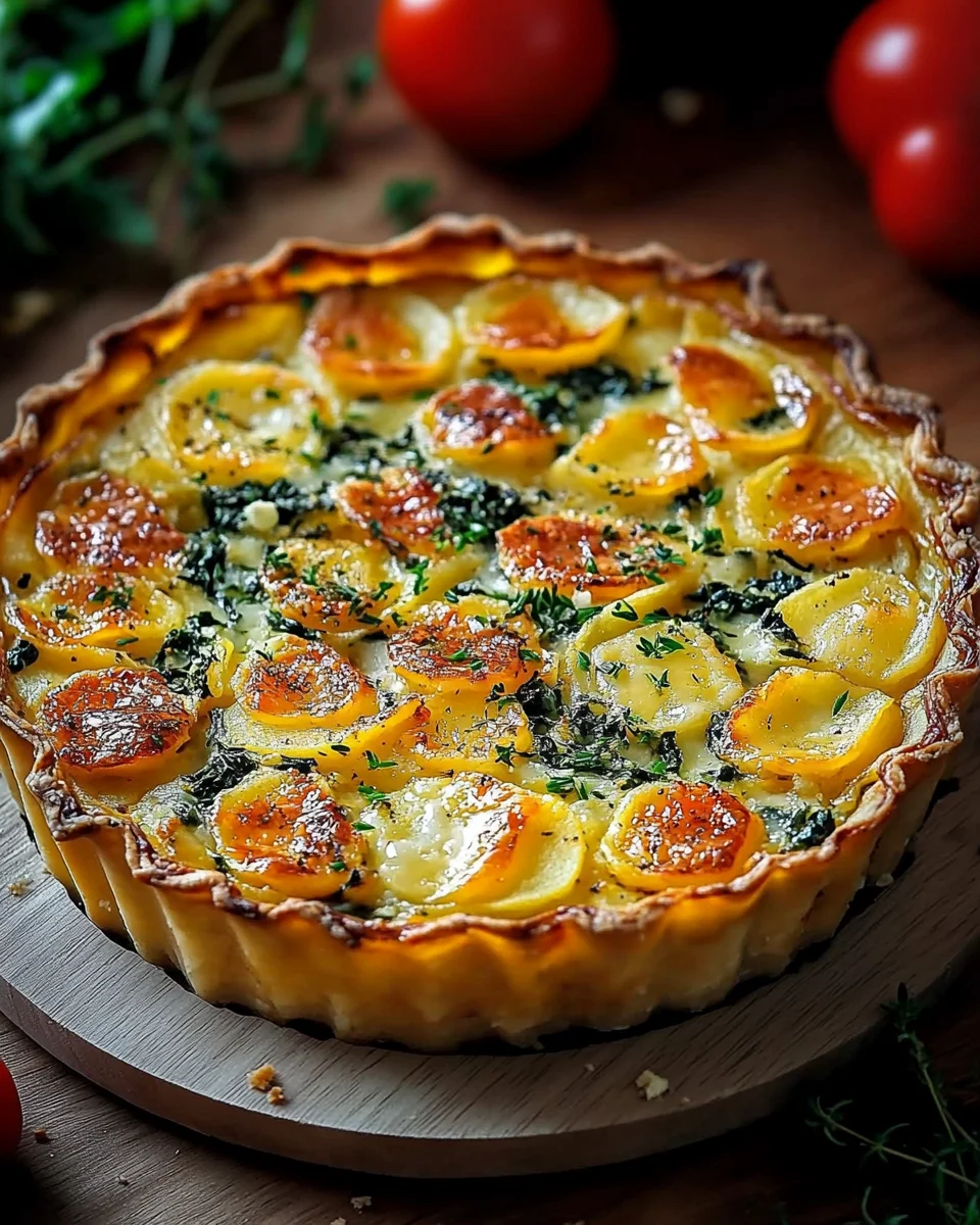Kartoffel-Quiche mit Kartoffelteig 22 Kartoffel-Quiche