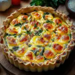 Kartoffel-Quiche mit Kartoffelteig