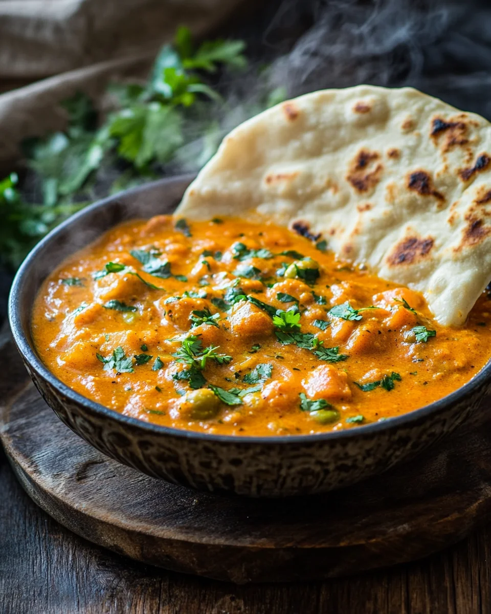 Kichererbsen-Curry mit Naan Brot 29 Kichererbsen-Curry mit Naan Brot