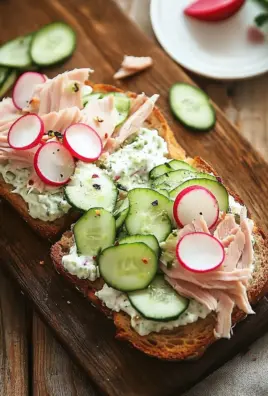 Knäckebrot with Cucumber Quark