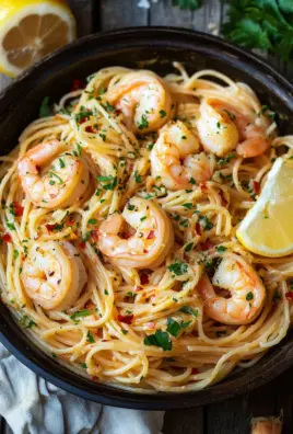 Knoblauch-Butter-Shrimp Pasta