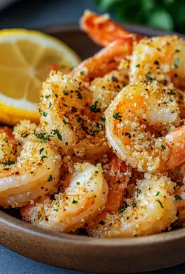 Knoblauch Parmesan Garnelen aus der Heißluftfritteuse