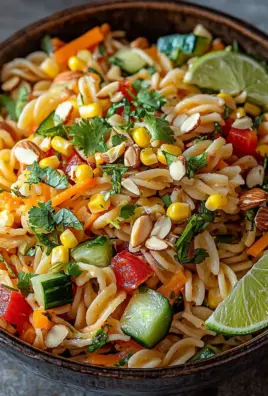 Limetten Crunch Nudelsalat