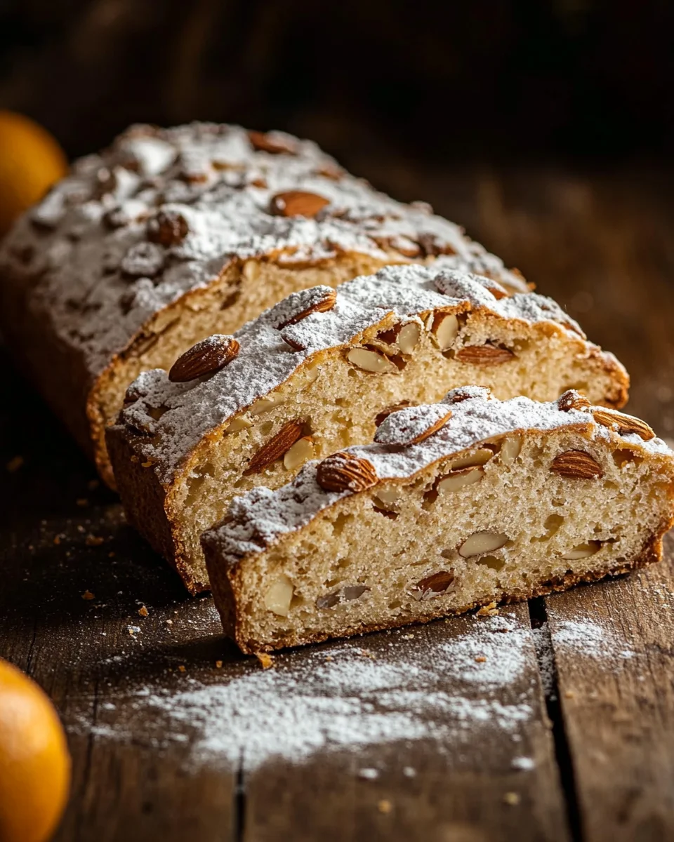 Mandel-Marzipan-Stollen