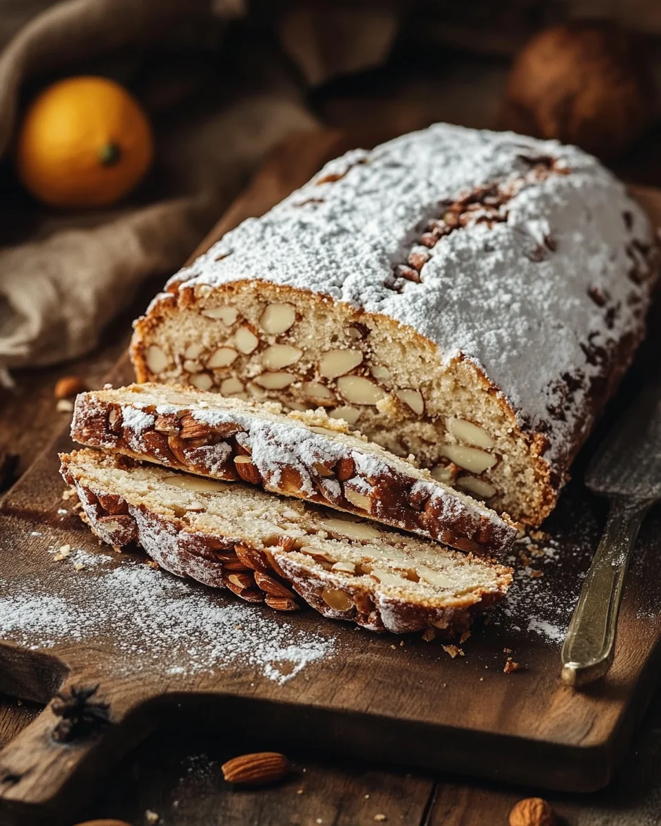 Mandel-Marzipan-Stollen