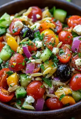 Mediterraner Orzo Salat