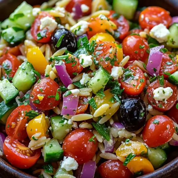 Mediterraner Orzo Salat
