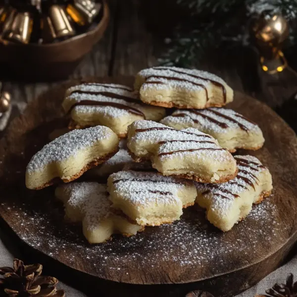 Nougat-Spitzbuben - Mürbe Plätzchen mit Nougat