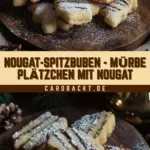 Nougat-Spitzbuben - Mürbe Plätzchen mit Nougat 18 Pinterest Hidden Image