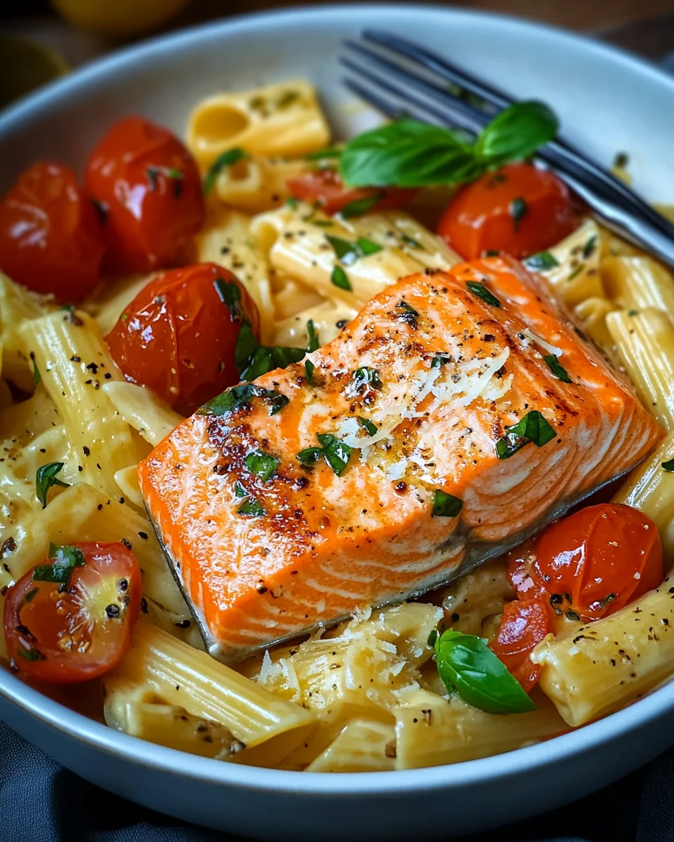 Ofen-Lachs-Pasta mit Tomaten 19 Ofen-Lachs-Pasta